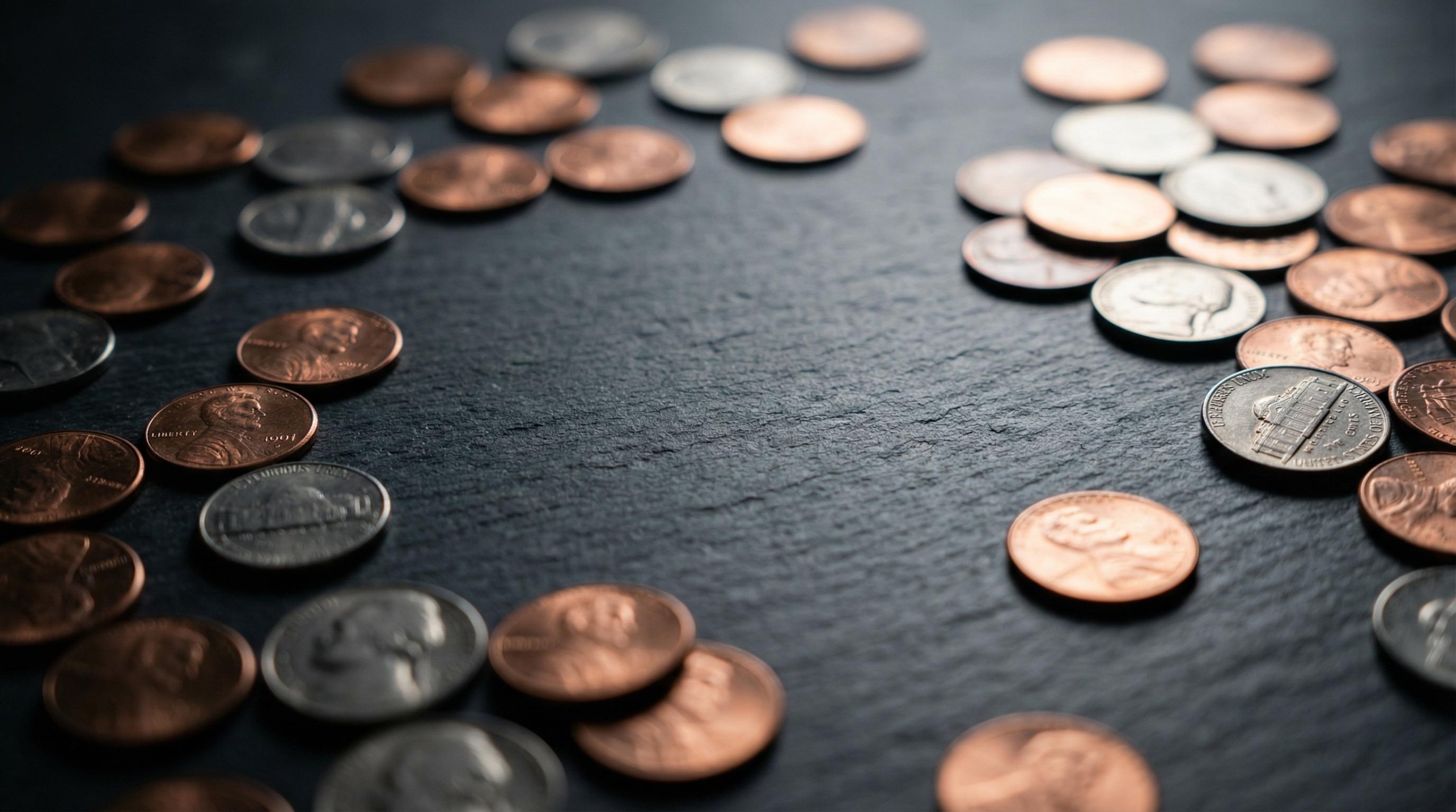 Pennies and coins